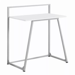 17.75" x 29.5" x 34" White Mdf Metal  Computer Desk (Pack of 1)