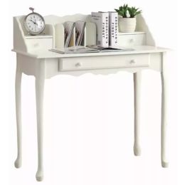 18.25" x 36" x 38" Antique White - Desk (Pack of 1)